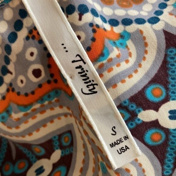 TRINITY Graphic Sleeveless Sheath Lightweight Dress Small Medium​​​​​​​​​ - Picture 9 of 9